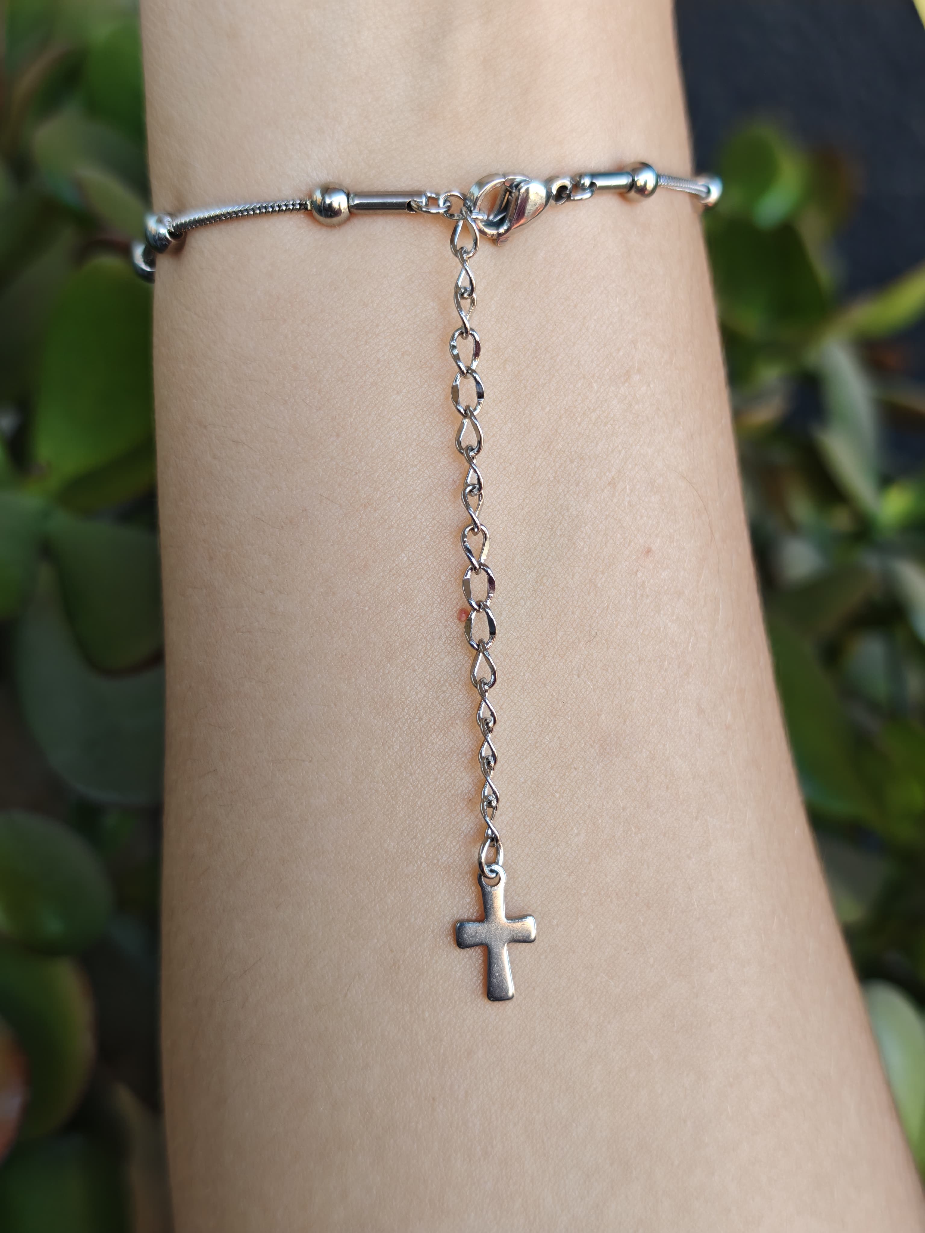 Pulsera Medalla Milagrosa en Acero Inoxidable - Colección Fe