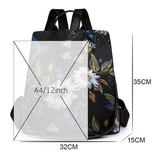 Fashion Backpack Women Oxford Cloth Shoulder Bags School Bag For Teenage Girls Light Ladies Travel Backpack Mochila Feminina Sac