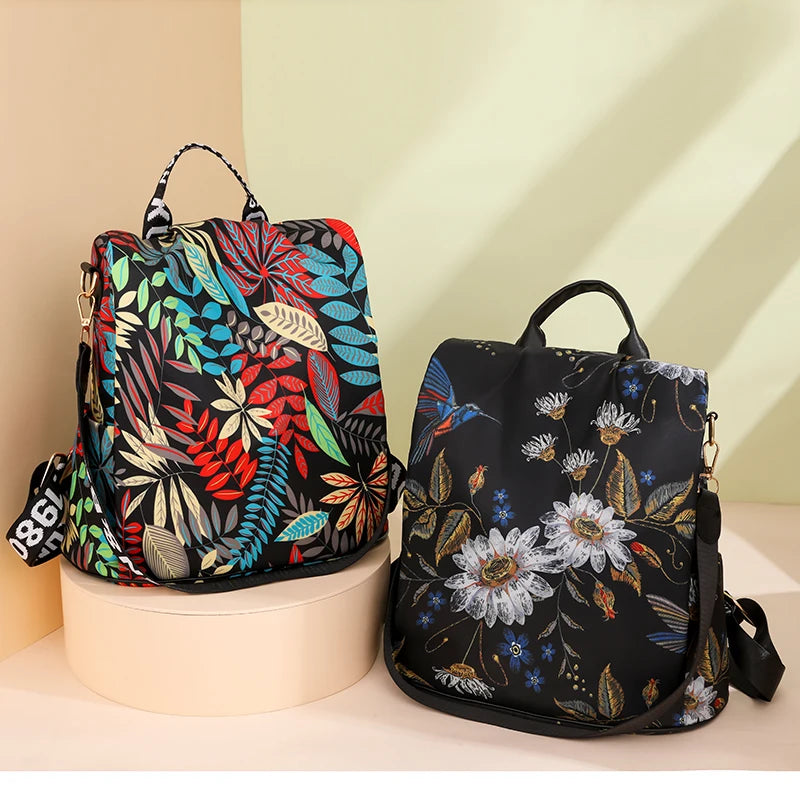 Fashion Backpack Women Oxford Cloth Shoulder Bags School Bag For Teenage Girls Light Ladies Travel Backpack Mochila Feminina Sac